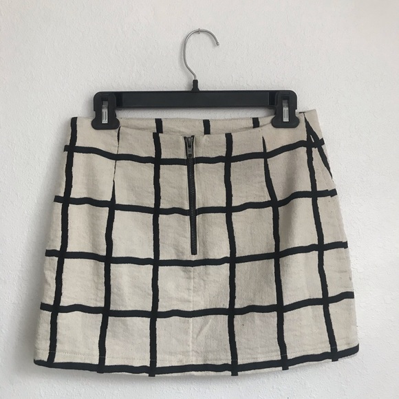 TopShop checkerboard / plaid mini skirt - Picture 4 of 4